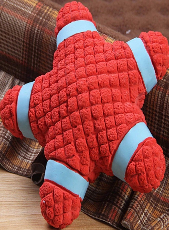 Pups&Pets Dog Star Toy Eetoys Latex Squeaky Star Toy for Dog Latex Squeaky (Medium).. - Image 4